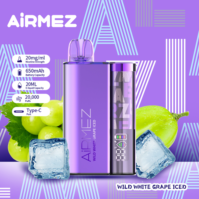 AiRMEZ Original Disposable | Wild White Grape Iced 20K Puff