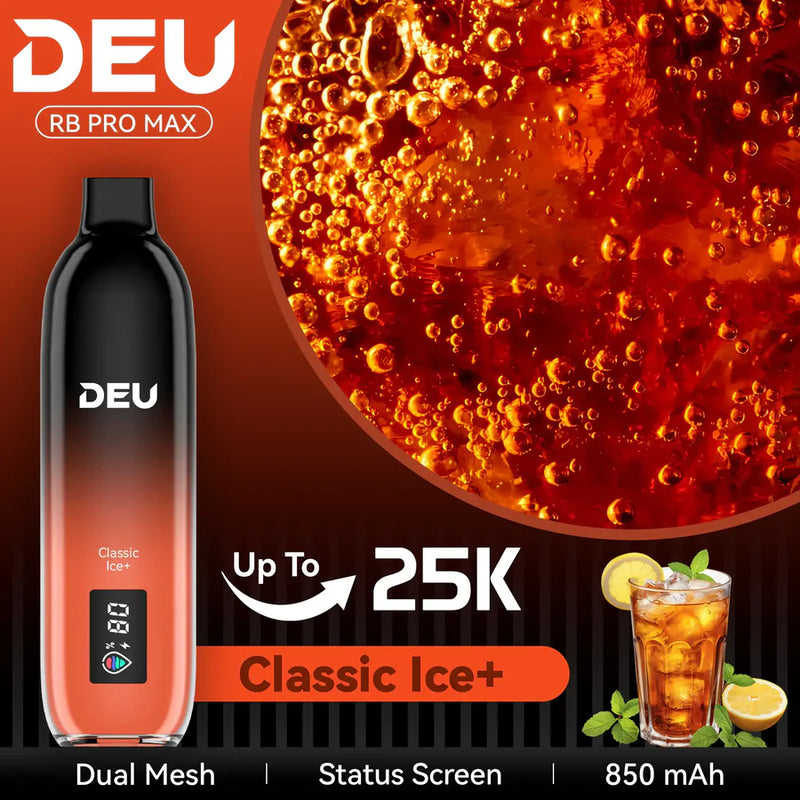 DEU RB PRO MAX+ Disposable Vape |Green Apple-25K Puffs