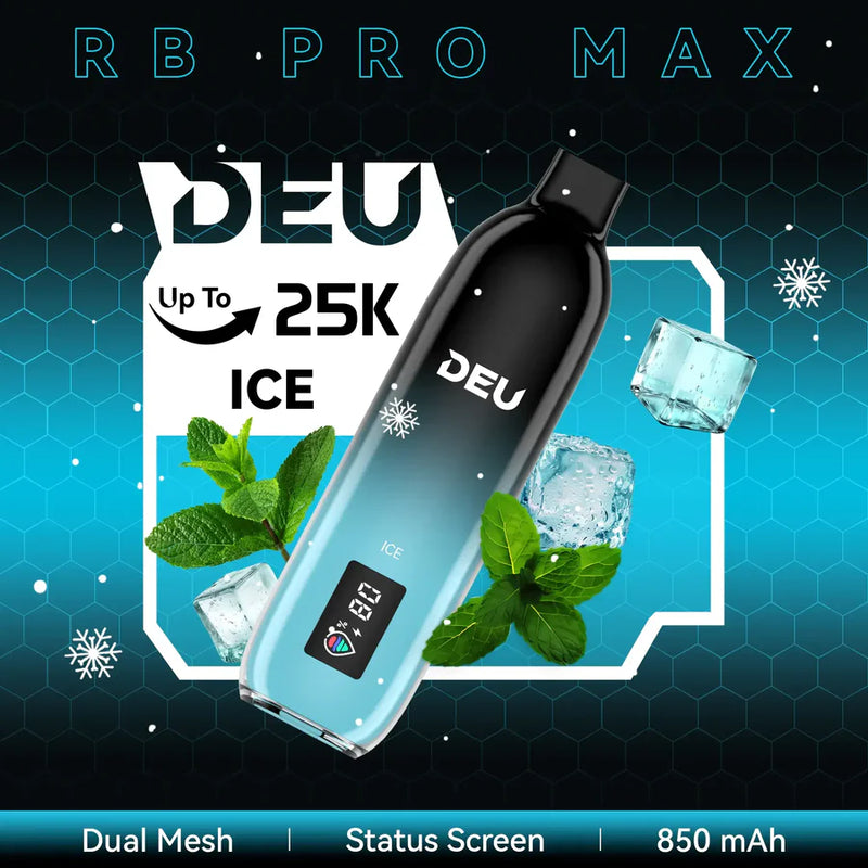 DEU RB PRO MAX+ Disposable Vape |Ice-25K Puffs