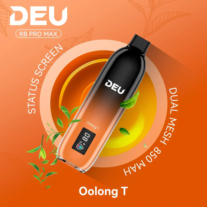 DEU RB PRO MAX+ Disposable Vape | Oolong T-25K Puffs