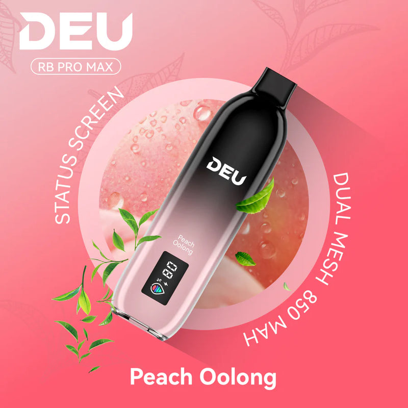 DEU RB PRO MAX+ Disposable Vape |Peach Oolong-25K Puffs