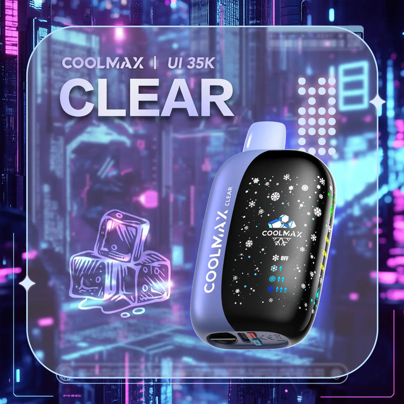 CoolMax UI 35K Disposable Vape |Clear-35K Puffs