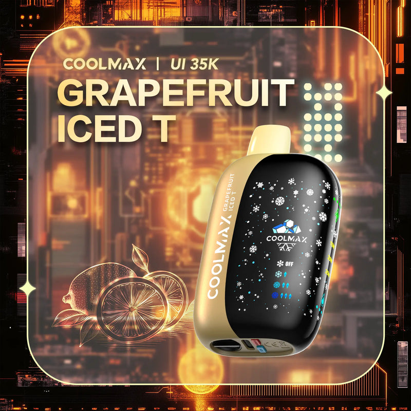 CoolMax UI 35K Disposable Vape |Grapefruit Iced T-35K Puffs
