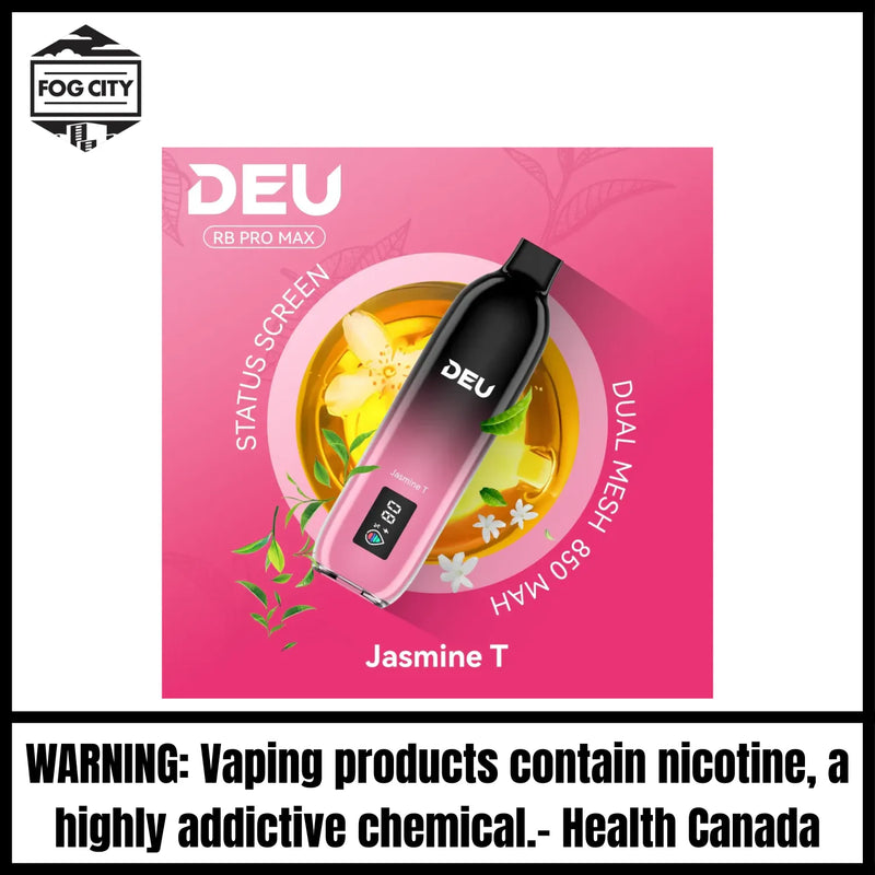 DEU RB PRO MAX+ Disposable Vape |Jasmine T-25K Puffs