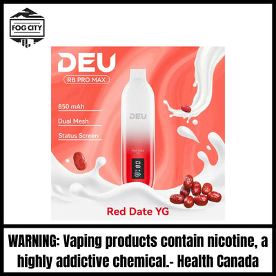 DEU RB PRO MAX+ Disposable Vape |Red Date YG-25K Puffs