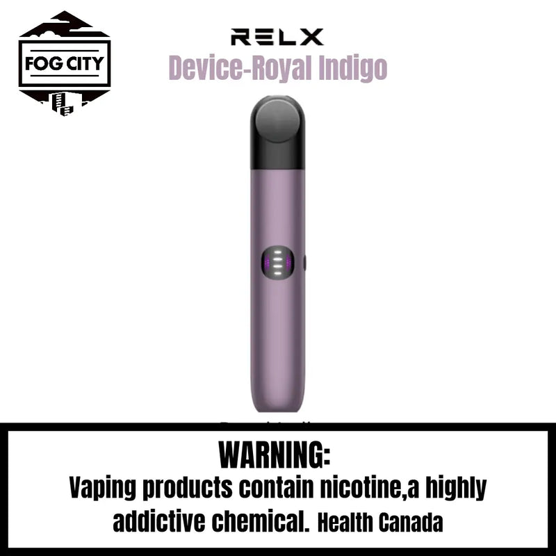 Relx Infinity 2 Device Royal Indigo - Ultra-Fast Charging, Enhanced Durability, Available at Fog City Vape