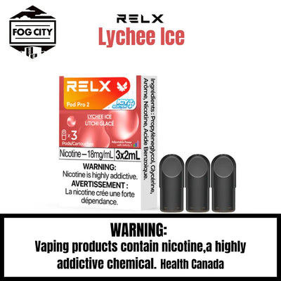 Relx Pod Por 2 Pod System Vape 3 Pods in Box Berry Trio Flavor - Variety of Flavors, Easy to Carry, Available at Fog City Vape