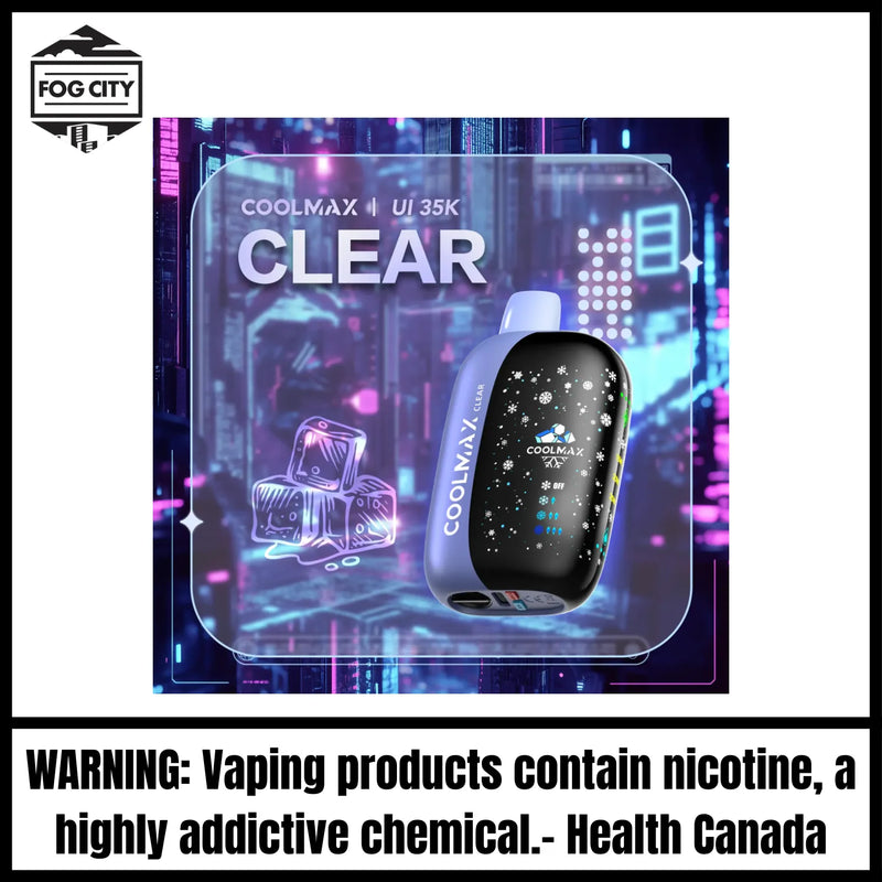 CoolMax UI 35K Disposable Vape |Clear-35K Puffs