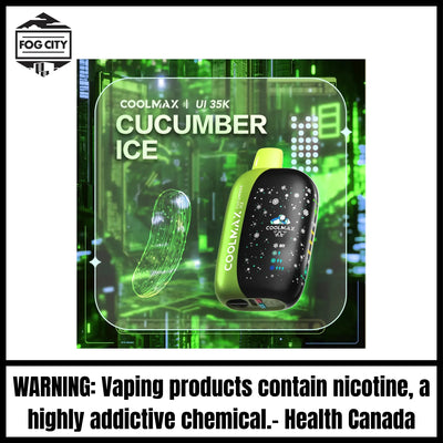 CoolMax UI 35K Disposable Vape |Cucumber Ice-35K Puffs