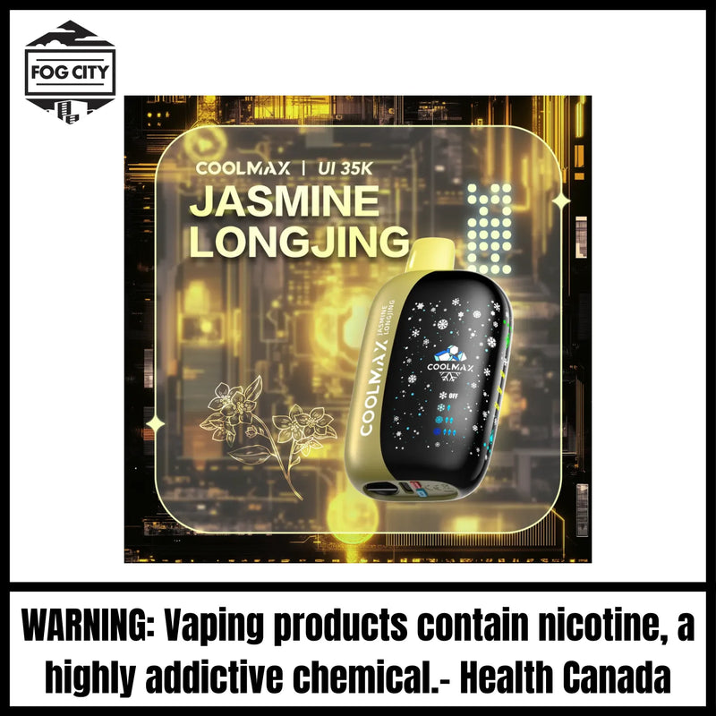CoolMax UI 35K Disposable Vape |Jasmine Longjing-35K Puffs