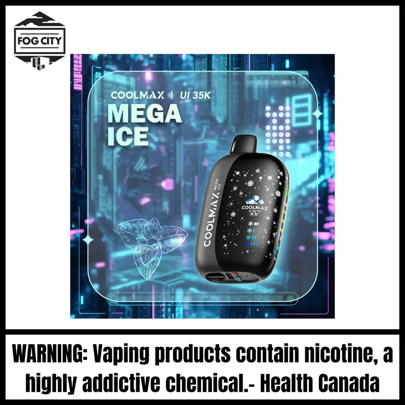 CoolMax UI 35K Disposable Vape |Extreme Mint-35K Puffs