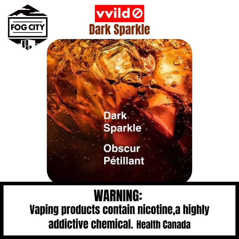 Vvild V1 Pod System Vape 3 Pods in Box Dark Sparkle Flavor - Rich Tea Flavor, Smooth Taste, Available at Fog City Vape