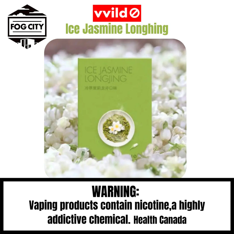 Vvild V1 Pod System Vape 3 Pods in Box Ice Jasmine Longhing Flavor - Rich Tea Flavor, Smooth Taste, Available at Fog City Vape