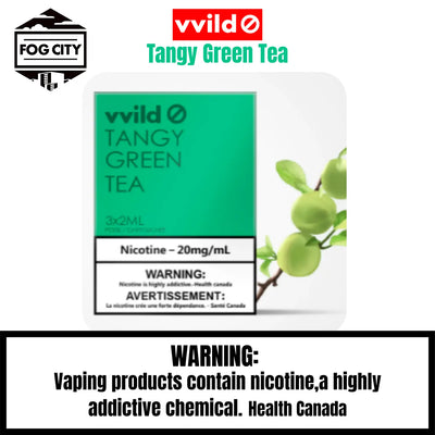 Vvild V1 Pod System Vape 3 Pods in Box Tangy Green Tea Flavor - Rich Tea Flavor, Smooth Taste, Available at Fog City Vape