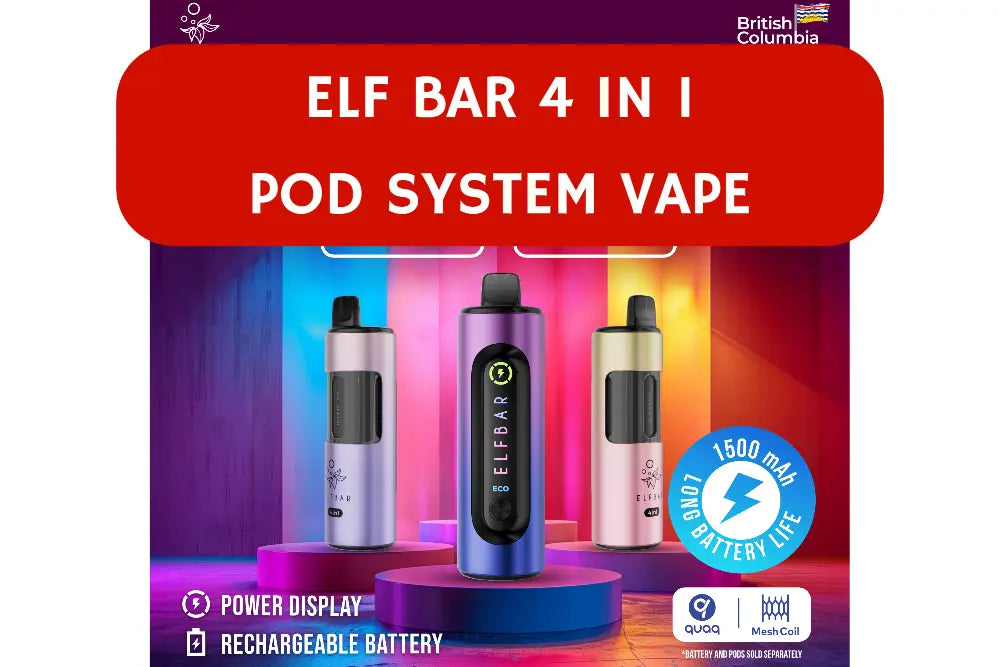 Elf Bar 4 In 1 Vape Flavor Quest in Fog City Vape