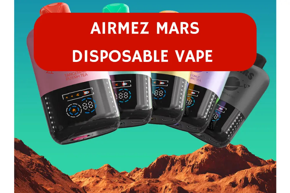 AiRMEZ Mars Series Eco Mode Disposable Vape with Surround LED Display  Customizable Patterns