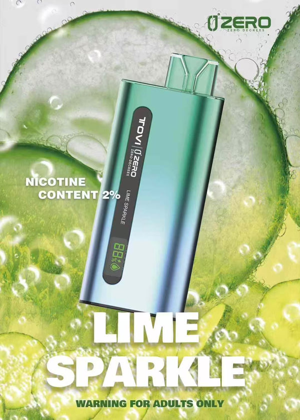TOVI Zero SA7500 Disposable Vape | Lime Sparkle-7500 Puffs