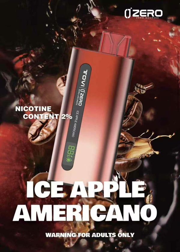 TOVI Zero SA7500 Disposable Vape | Ice Apple Americano-7500 Puffs