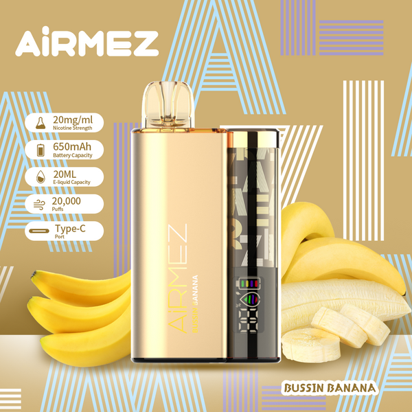 AiRMEZ Original Disposable | Bussin Banana 20K Puff