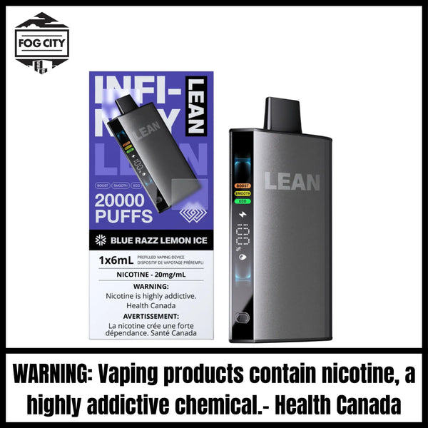 Infinity Lean Disposable Vape 20K|Blue Razz Lemon Ice