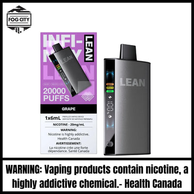 Infinity Lean Disposable Vape 20K|Grape