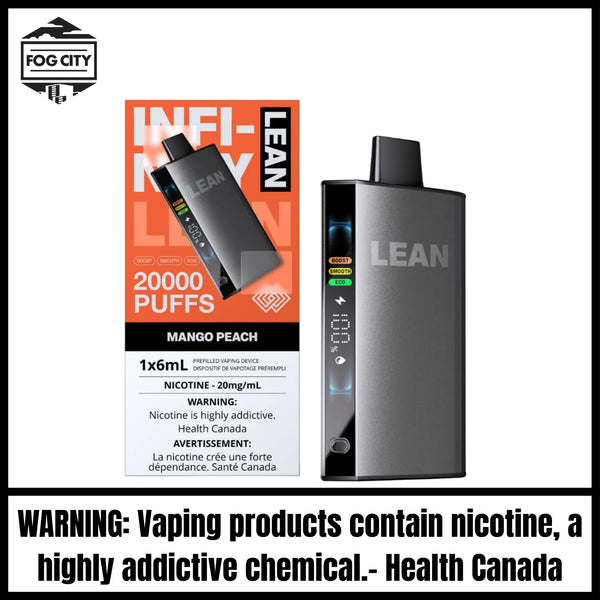 Infinity Lean Disposable Vape 20K|Mango Peach