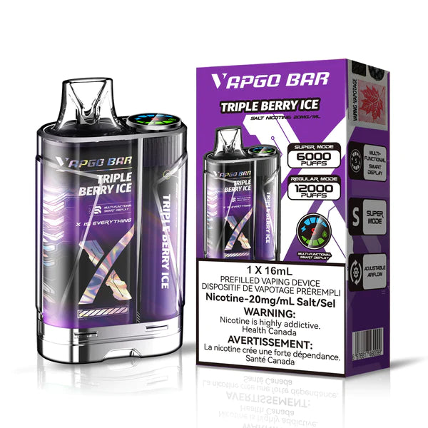 YOONE VAPGO BAR-Disposable(12000 puffs) 2%-20mg/ml