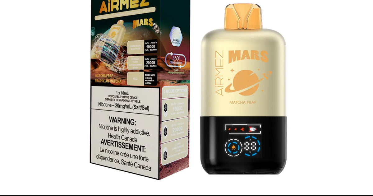 AiRMEZ Mars Disposable | Matcha Frap | Sweet & Tangy AiRMEZ Mars Disposable | Matcha Frap | Sweet & Tangy