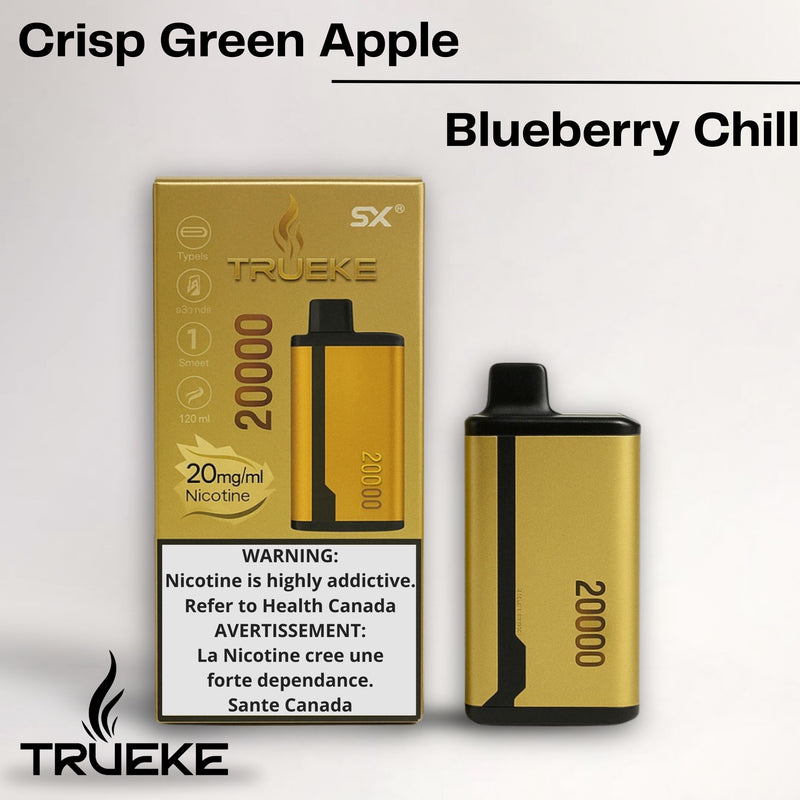 Trueke 20000 Double Flavor Disposable |Crisp Green Apple & Blueberry Chill
