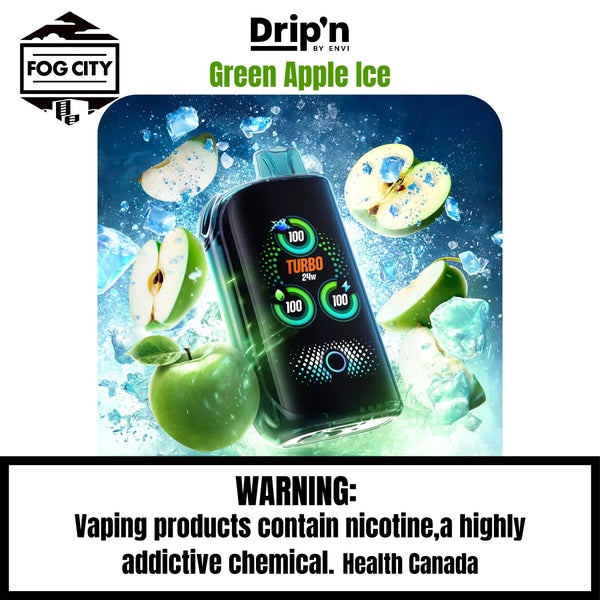 Drip'n FASTA Blast Series Disposable Vape | Green Apple Ice-30K Puffs