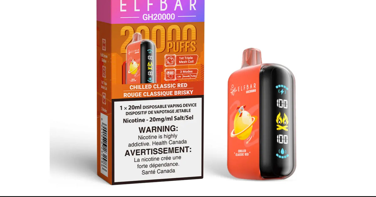 elf bar vape 20k Elf Bar GH20K Disposable Vape |Chilled Classic Red-20K Puffs