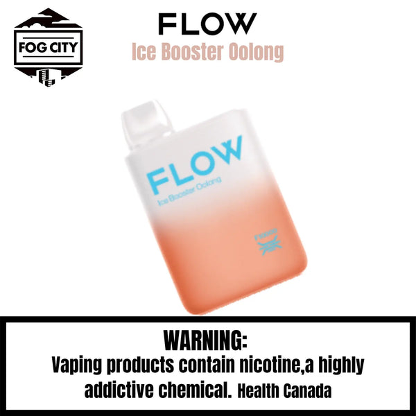 Flow F10000 Disposable Vape 10K Puffs Ice Booster Oolong Flavor - Super Icy and Smooth, Available at Fog City Vape
