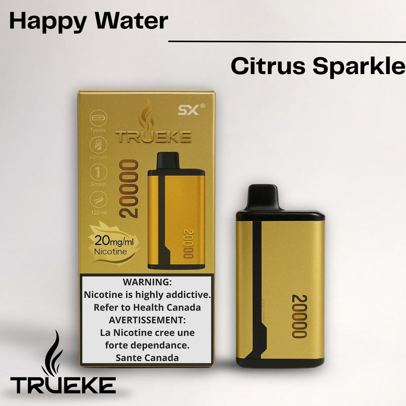 Trueke 20000 Double Flavor Disposable |Happy Water & Citrus Sparkle