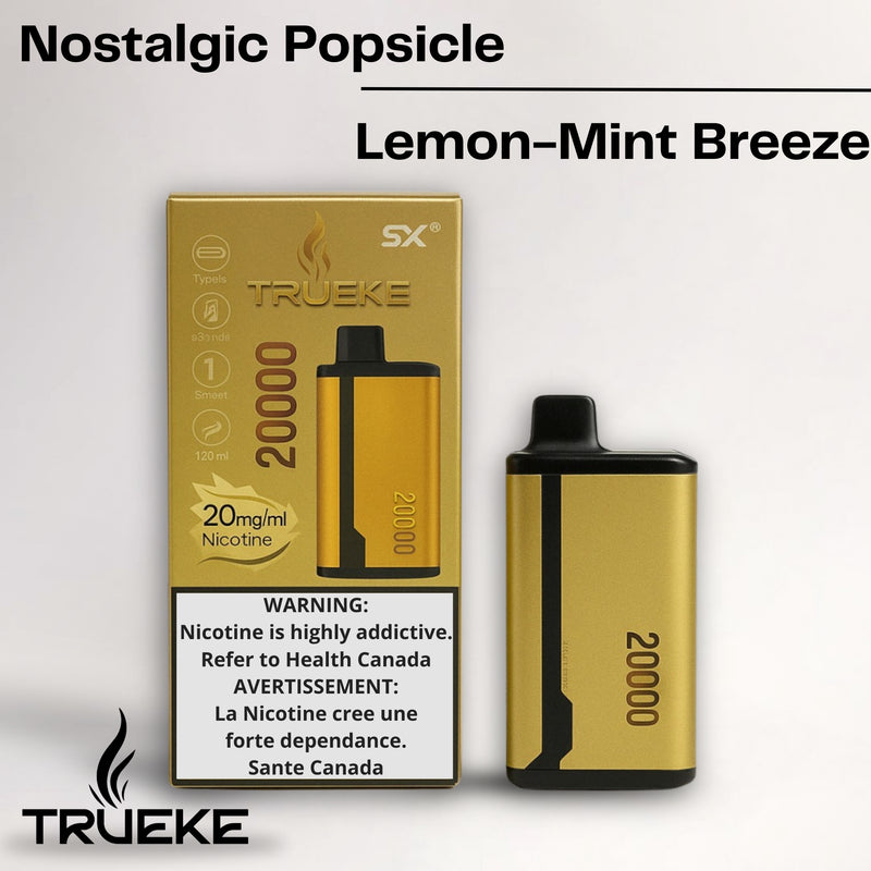 Trueke 20000 Double Flavor Disposable |Nostalgic Popsicle & Lemon-Mint Breeze