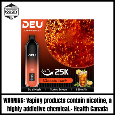 DEU RB PRO MAX+ Disposable Vape |Green Apple-25K Puffs