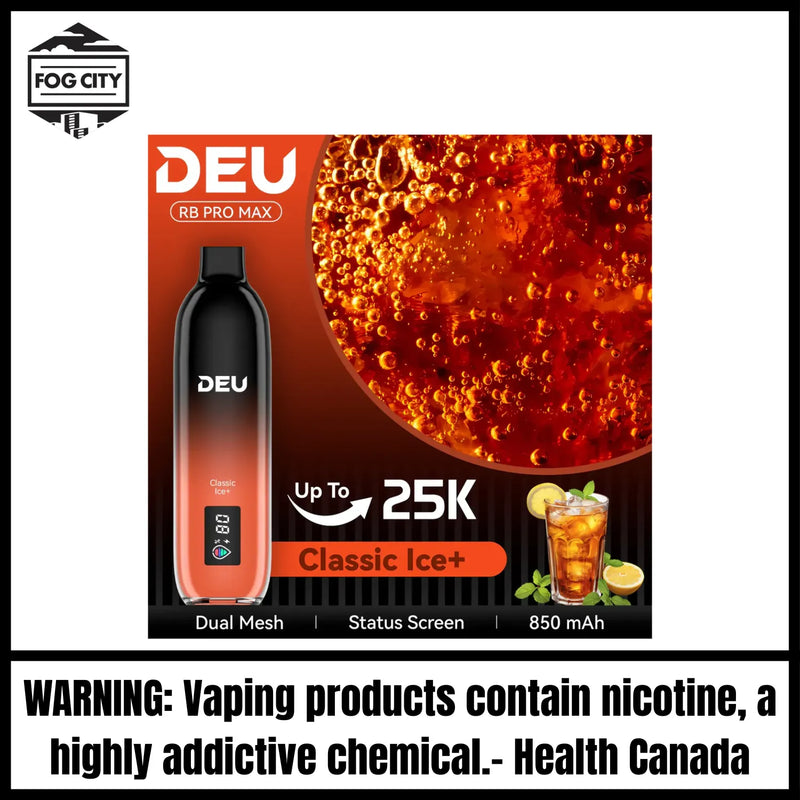 DEU RB PRO MAX+ Disposable Vape |Green Apple-25K Puffs