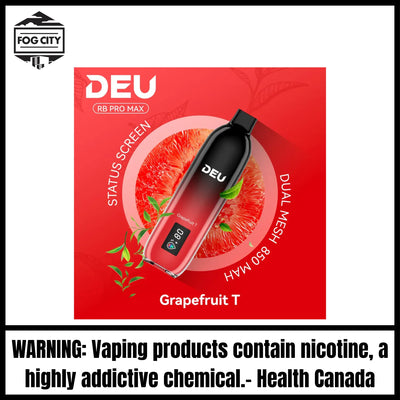 DEU RB PRO MAX+ Disposable Vape | Grapefruit T-25K Puffs