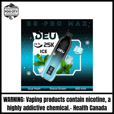 DEU RB PRO MAX+ Disposable Vape |Ice-25K Puffs