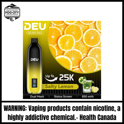DEU RB PRO MAX+ Disposable Vape |Salty Lemon-25K Puffs