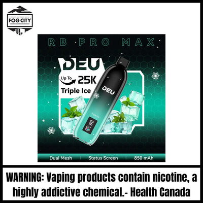 DEU RB PRO MAX+ Disposable Vape |Triple Ice-25K Puffs