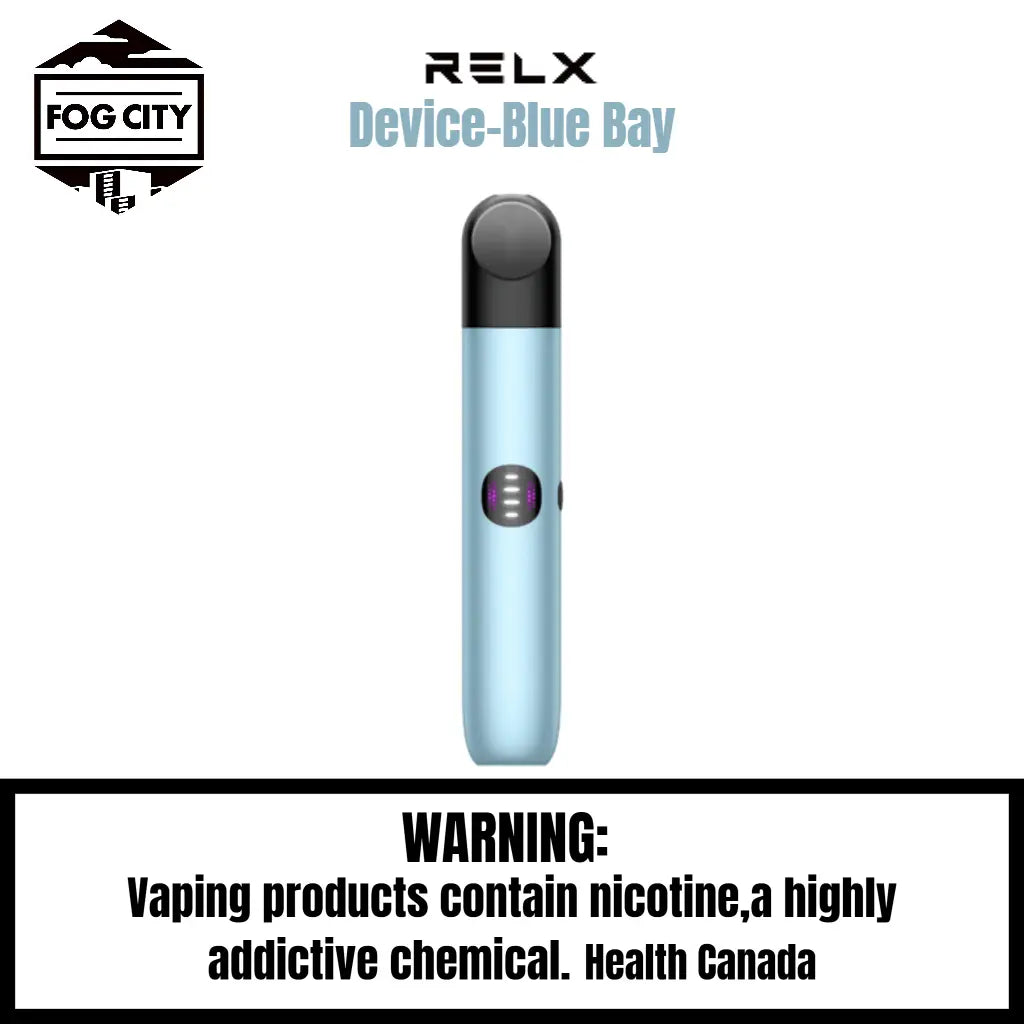 Relx Infinity 2 Device Blue Bay - Ultra-Fast Charging, Enhanced Durability, Available at Fog City Vape