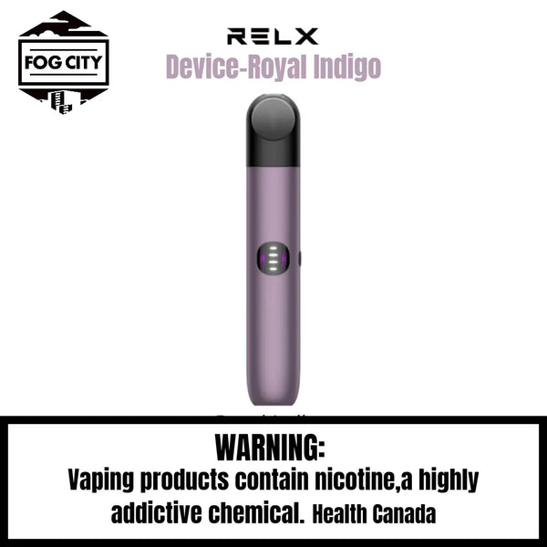 Relx Infinity 2 Device Royal Indigo - Ultra-Fast Charging, Enhanced Durability, Available at Fog City Vape