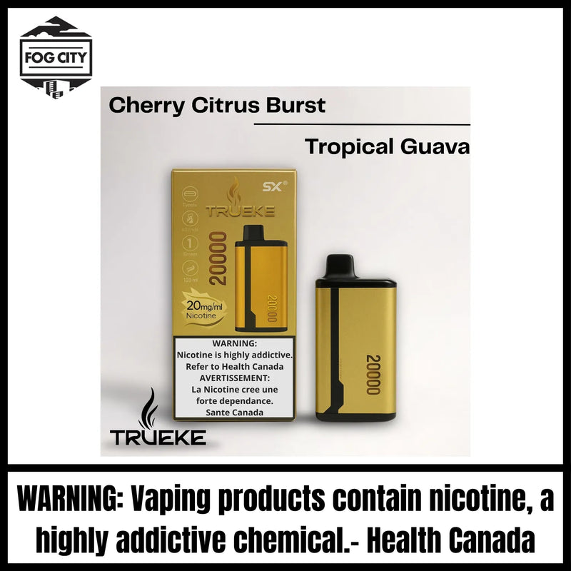 Trueke 20000 Double Flavor Disposable |Cherry Citrus Burst & Tropical Guava