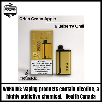 Trueke 20000 Double Flavor Disposable |Crisp Green Apple & Blueberry Chill