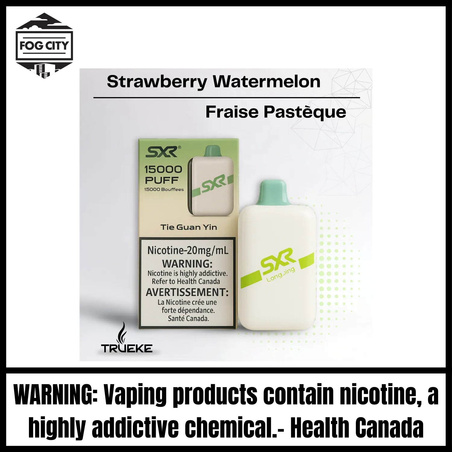 Trueke Fraise Pasteque Disposable