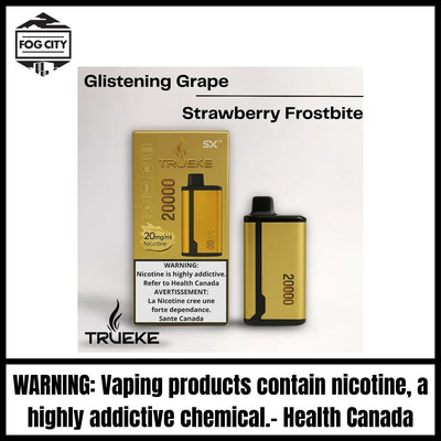 Trueke 20000 Double Flavor Disposable |Glistening Grape & Strawberry Frostbite