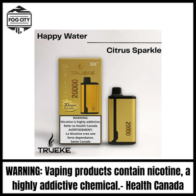 Trueke 20000 Double Flavor Disposable |Happy Water & Citrus Sparkle