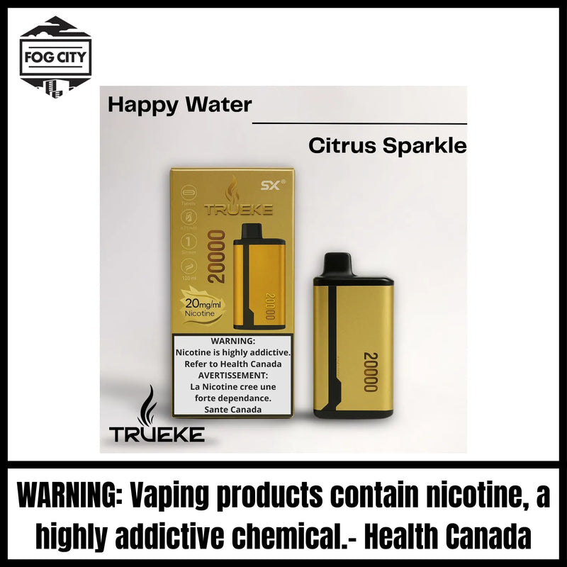 Trueke 20000 Double Flavor Disposable |Happy Water & Citrus Sparkle