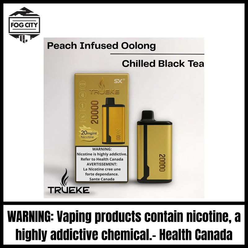Trueke 20000 Double Flavor Disposable |Peach Oolong & Black Tea