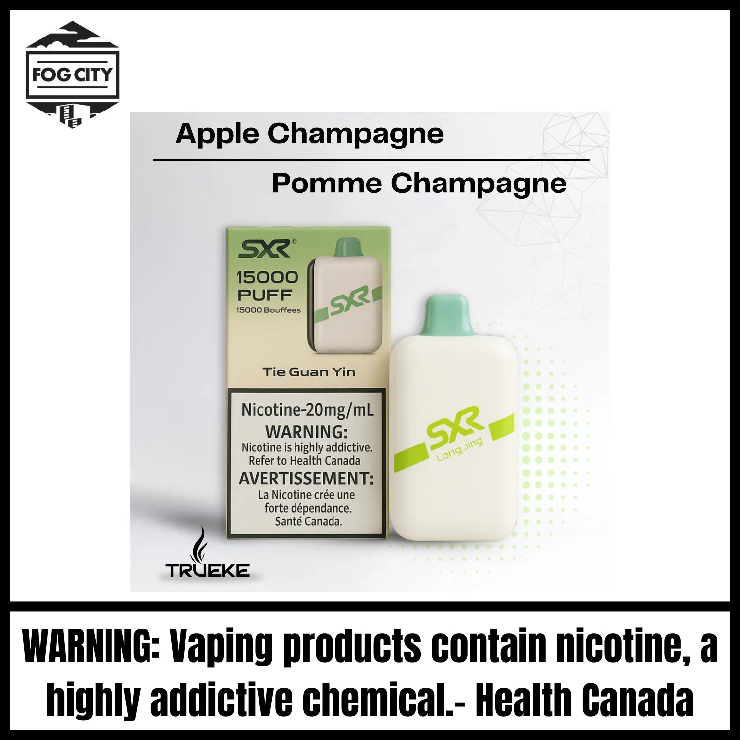 Trueke Pomme Champagne Disposable